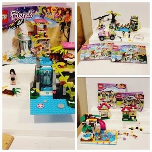 Lego Friends Sets Jungle Falls Rescue, Jungle Bridge Rescue and Heartlake City P